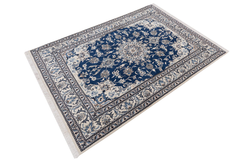 Perser Rug - Nain - 217 x 154 cm - dark blue