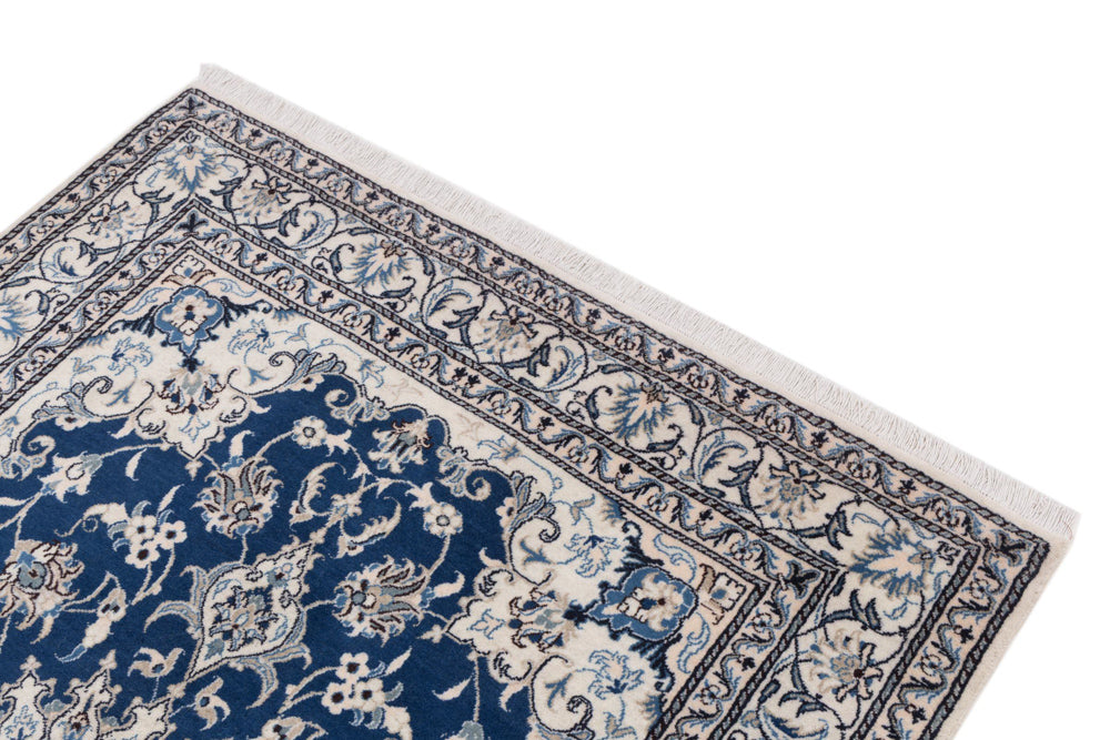 Perser Rug - Nain - 217 x 154 cm - dark blue