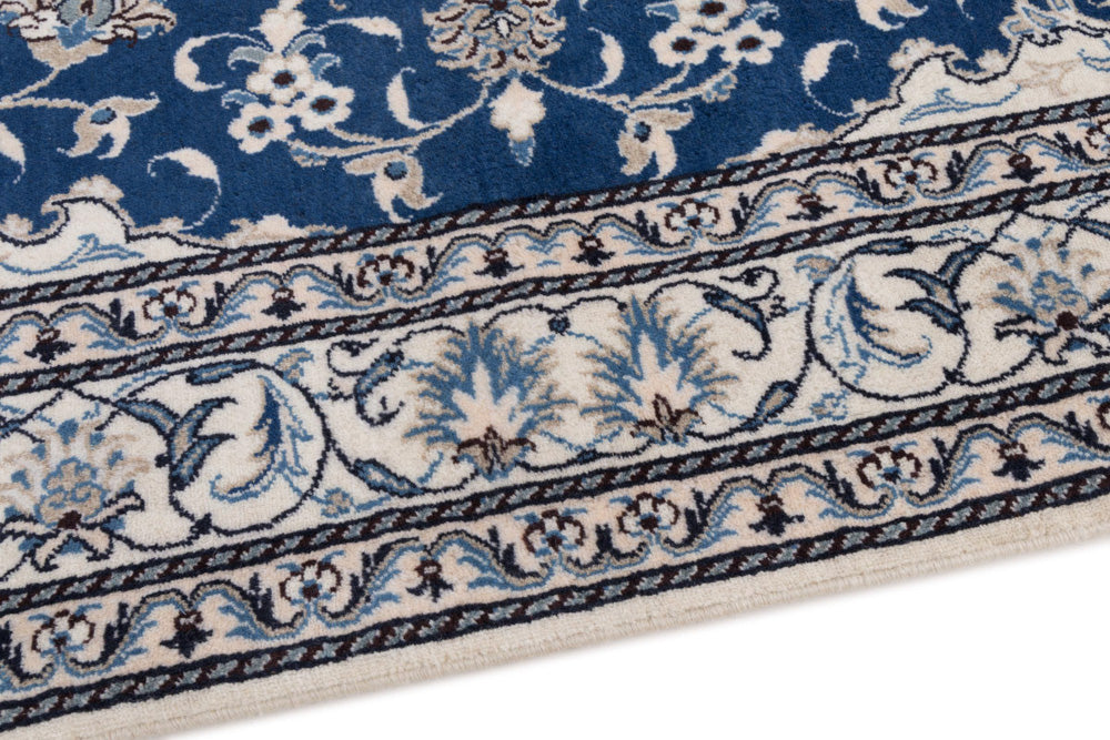 Perser Rug - Nain - 217 x 154 cm - dark blue