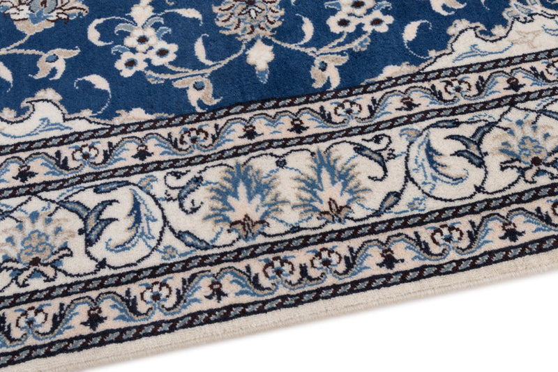 Perser Rug - Nain - 217 x 154 cm - dark blue