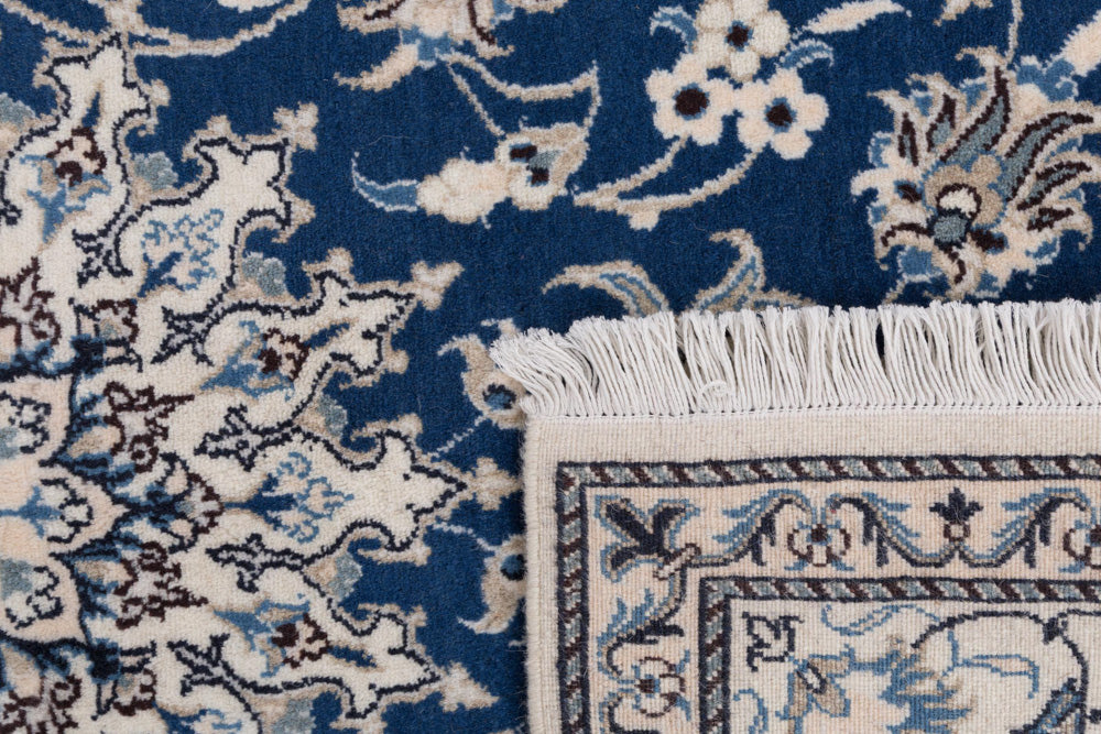 Perser Rug - Nain - 217 x 154 cm - dark blue