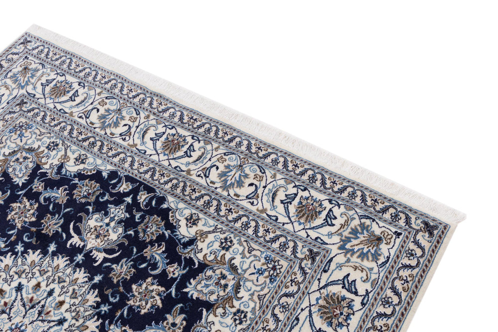 Perser Rug - Nain square  - 196 x 192 cm - dark blue