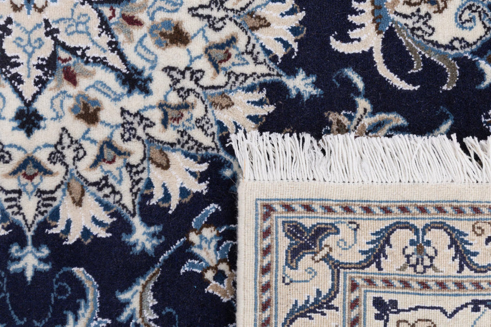 Perser Rug - Nain square  - 196 x 192 cm - dark blue