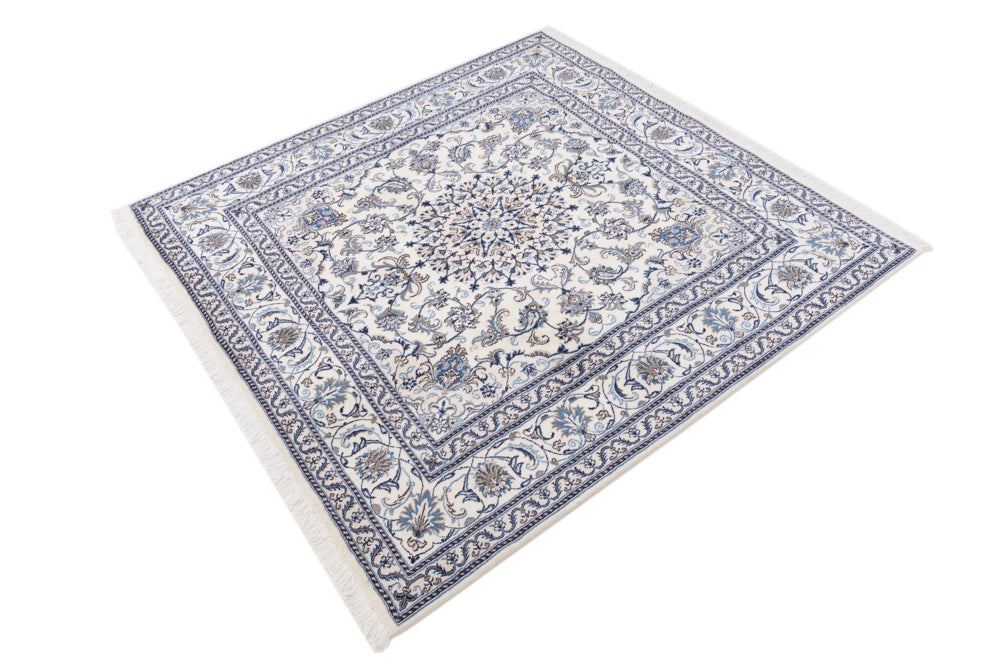 Perser Rug - Nain square  - 197 x 197 cm - cream