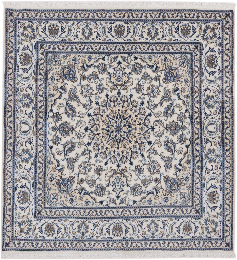 Perser Rug - Nain square  - 207 x 193 cm - cream