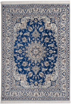 Perser Rug - Nain - 198 x 142 cm - blue