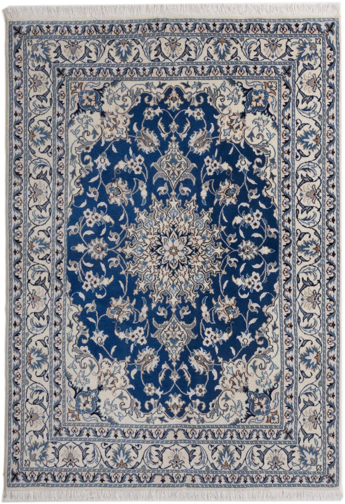 Perser Rug - Nain - 198 x 142 cm - blue