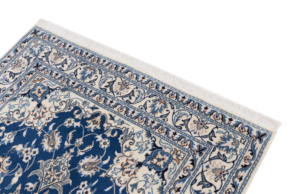 Perser Rug - Nain - 198 x 142 cm - blue