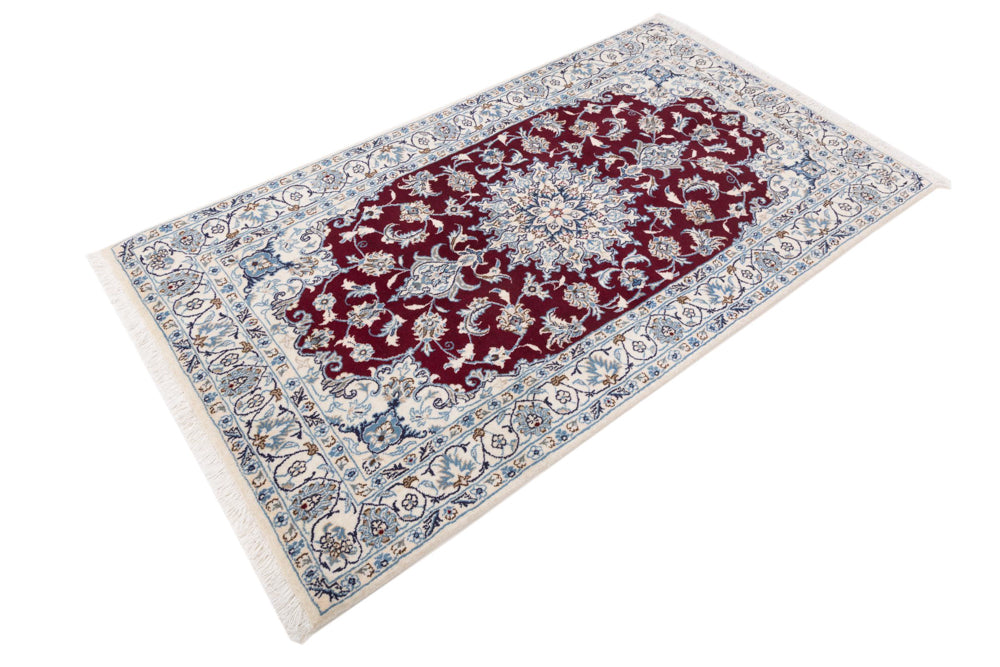 Perser Rug - Nain - 202 x 120 cm - red