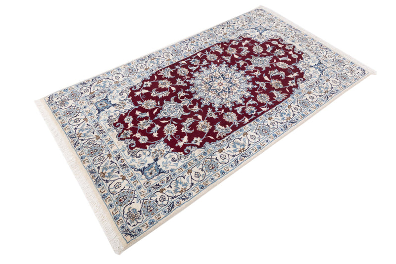 Perser Rug - Nain - 202 x 120 cm - red