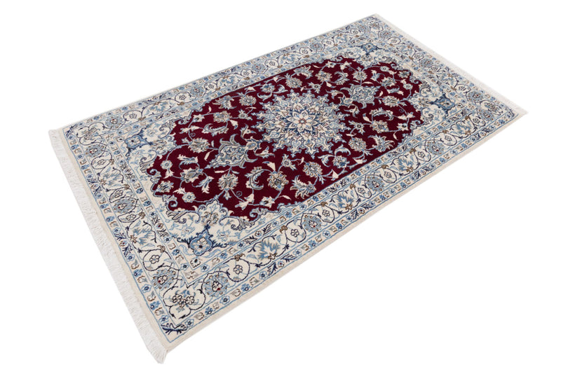 Perser Rug - Nain - 202 x 120 cm - red