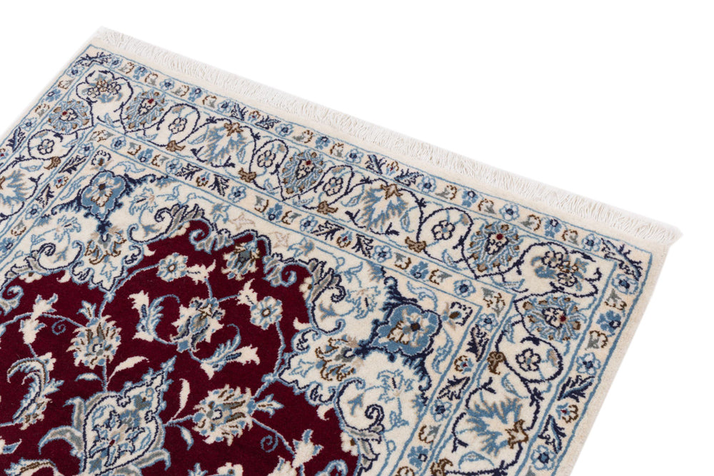 Perser Rug - Nain - 202 x 120 cm - red