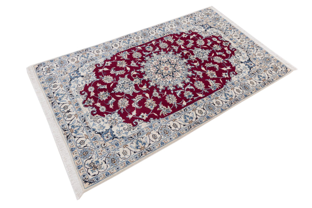 Perser Rug - Nain - 200 x 120 cm - red