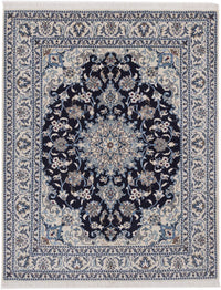 Perser Rug - Nain - 193 x 150 cm - dark blue