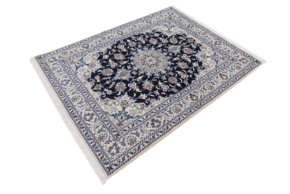 Perser Rug - Nain - 193 x 150 cm - dark blue