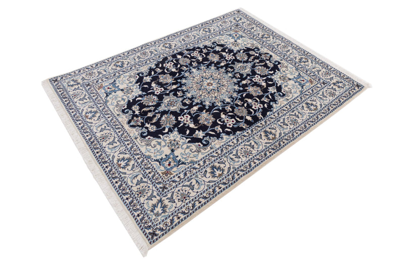Perser Rug - Nain - 193 x 150 cm - dark blue