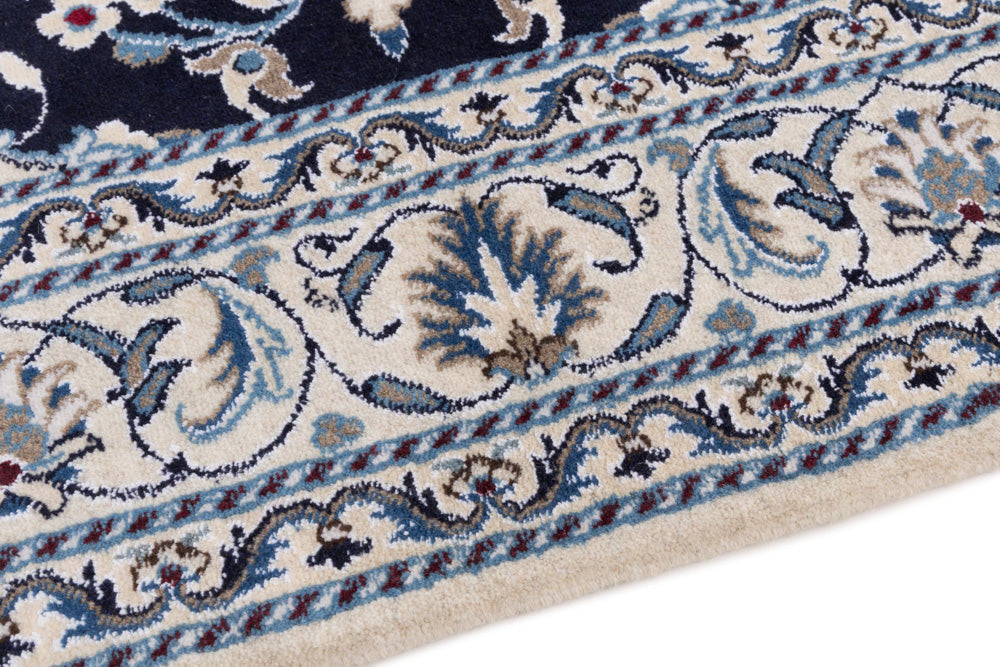 Perser Rug - Nain - 193 x 150 cm - dark blue