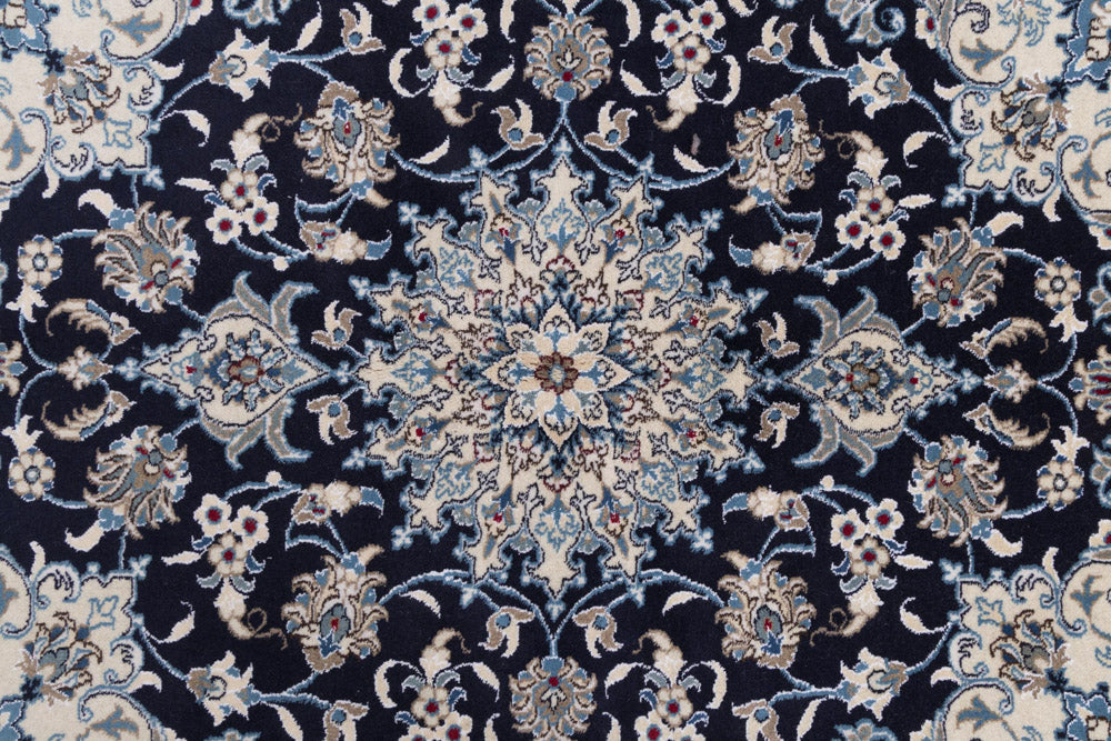 Perser Rug - Nain - 193 x 150 cm - dark blue