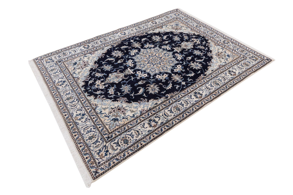 Perser Rug - Nain - 228 x 170 cm - dark blue