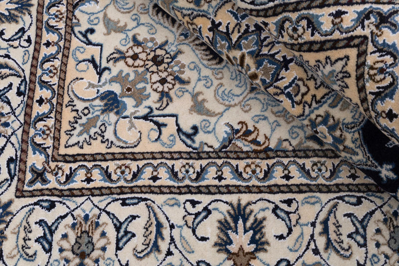 Perser Rug - Nain - 228 x 170 cm - dark blue