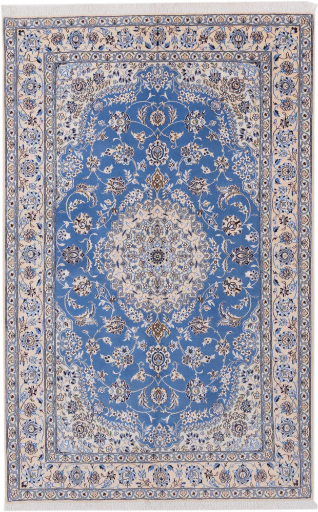 Perser Rug - Nain - 249 x 157 cm - light blue