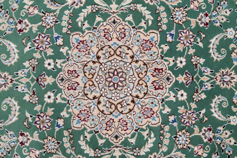 Perser Rug - Nain - 133 x 88 cm - green