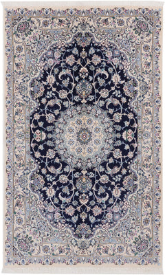 Perser Rug - Nain - 254 x 154 cm - dark blue