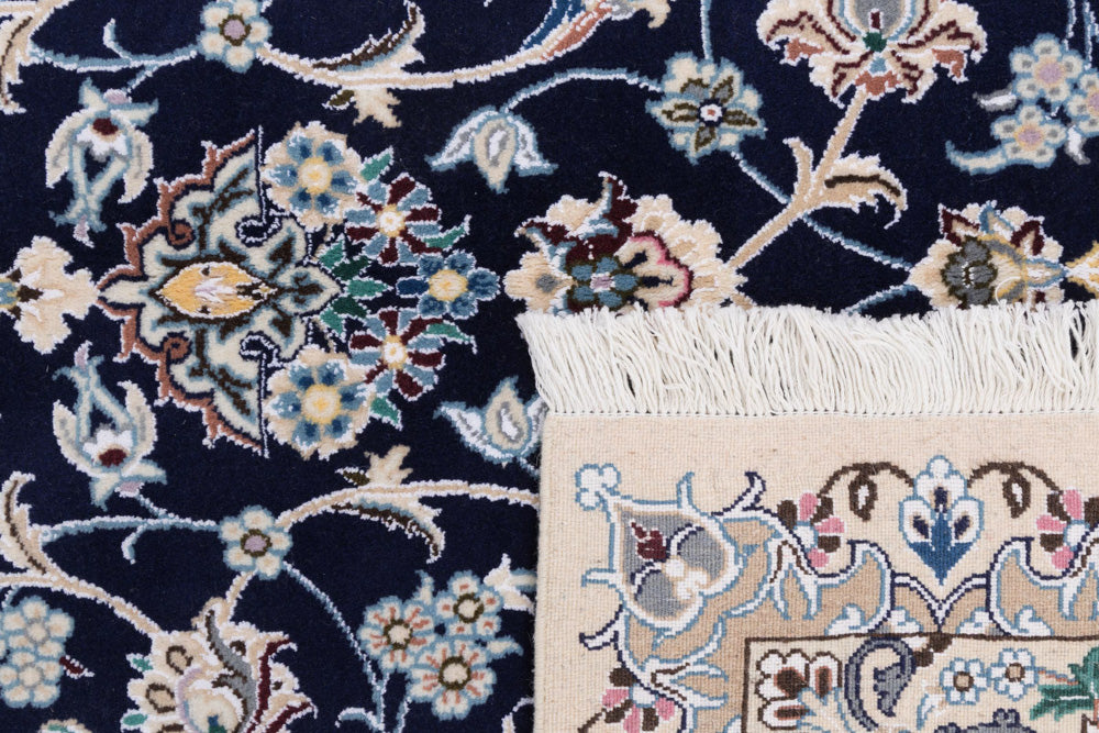 Perser Rug - Nain - 254 x 154 cm - dark blue