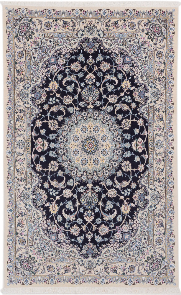 Perser Rug - Nain - 255 x 158 cm - dark blue