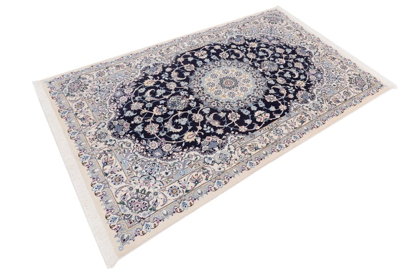 Perser Rug - Nain - 255 x 158 cm - dark blue