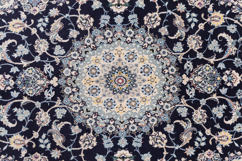 Perser Rug - Nain - 255 x 158 cm - dark blue