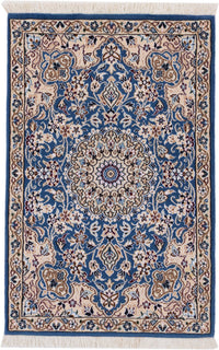 Perser Rug - Nain - 90 x 60 cm - blue