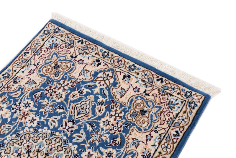Perser Rug - Nain - 90 x 60 cm - blue