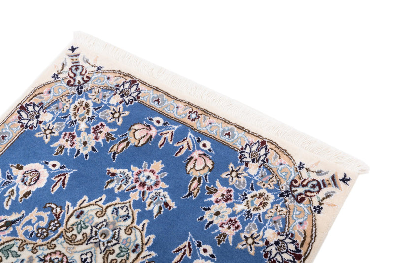 Perser Rug - Nain - 90 x 60 cm - blue
