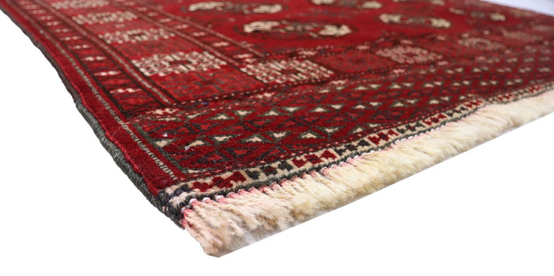 Afghan Rug - 152 x 118 cm - dark red