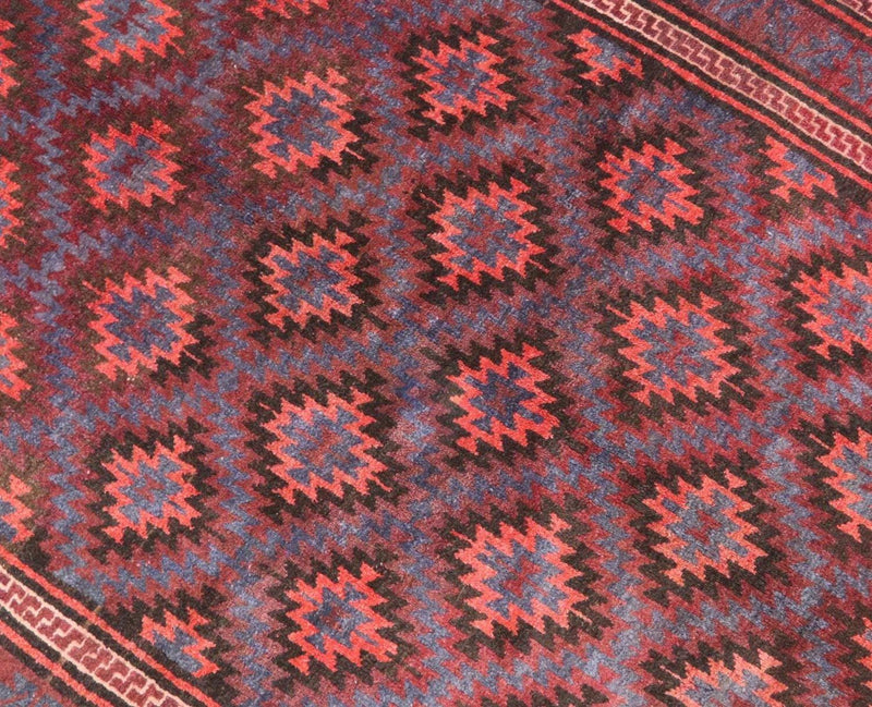 Belutsch Rug - 180 x 121 cm - dark red