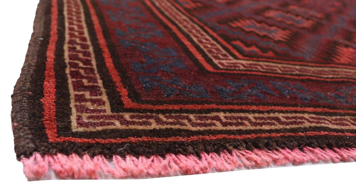 Belutsch Rug - 180 x 121 cm - dark red