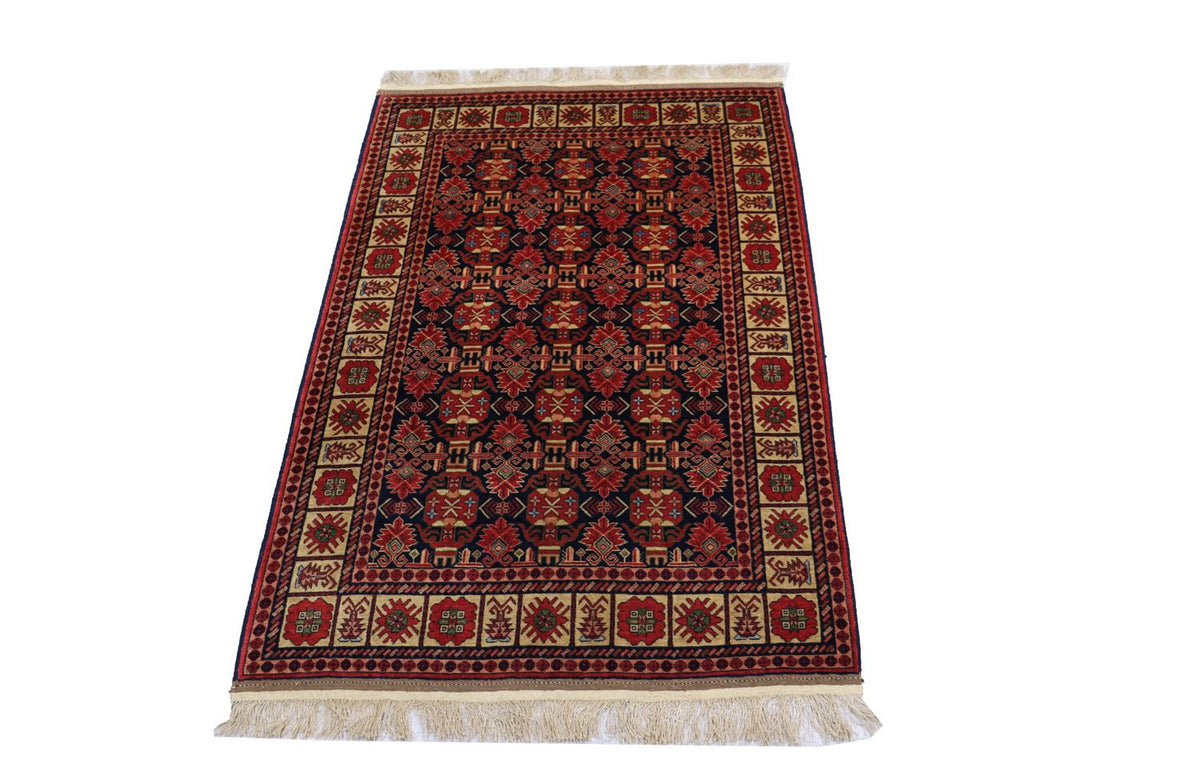 Afghan Rug - 182 x 121 cm - red