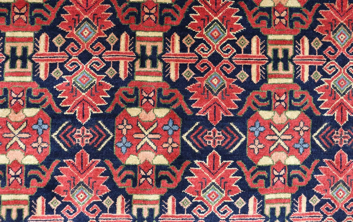 Afghan Rug - 182 x 121 cm - red