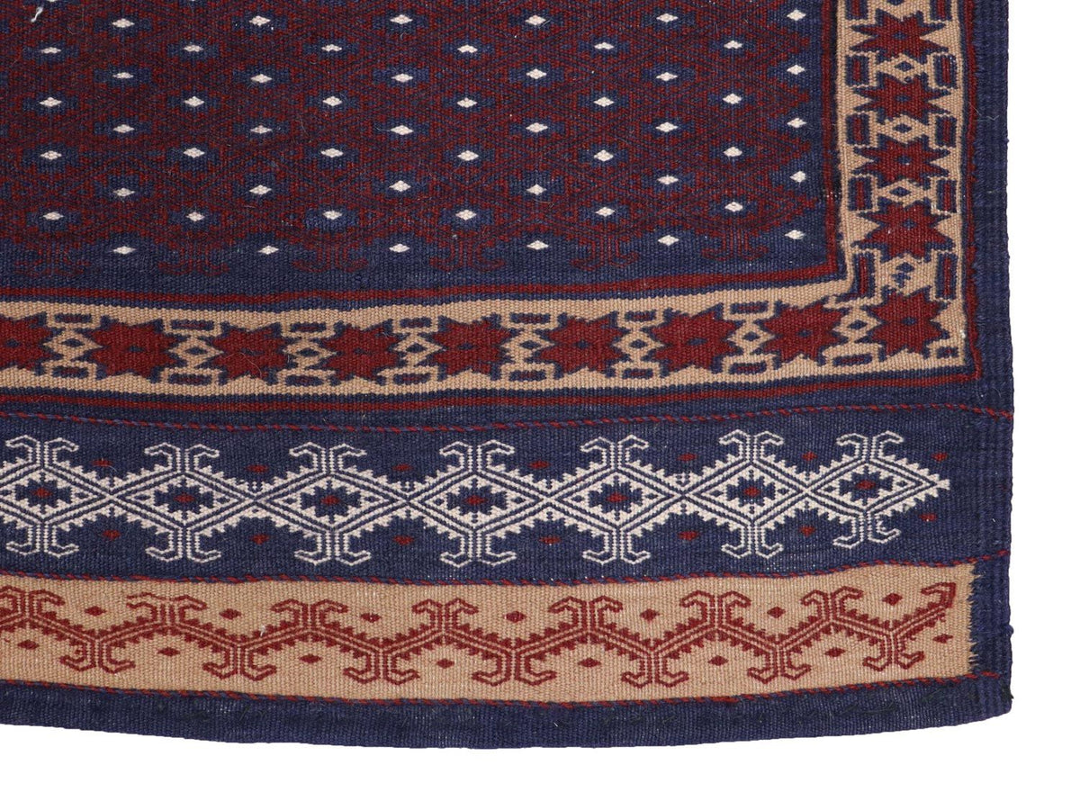 Kelim Rug - Oriental - 146 x 135 cm - blue