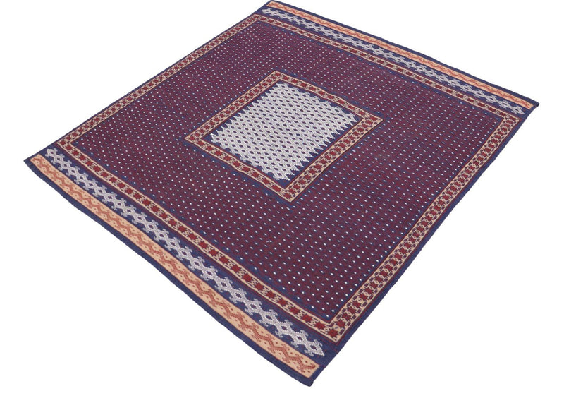Kelim Rug - Oriental - 146 x 135 cm - blue