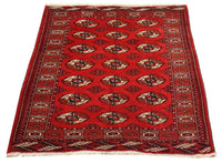 Afghan Rug - 152 x 118 cm - red