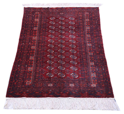 Afghan Rug - 169 x 113 cm - dark red