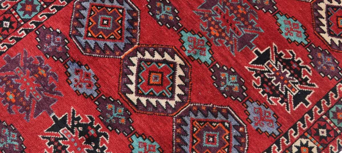 Belutsch Rug - 198 x 102 cm - dark red