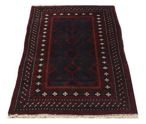 Belutsch Rug - 191 x 115 cm - dark red