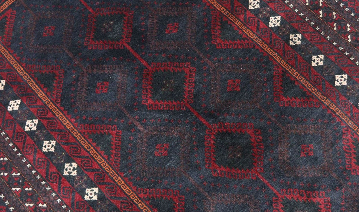 Belutsch Rug - 191 x 115 cm - dark red