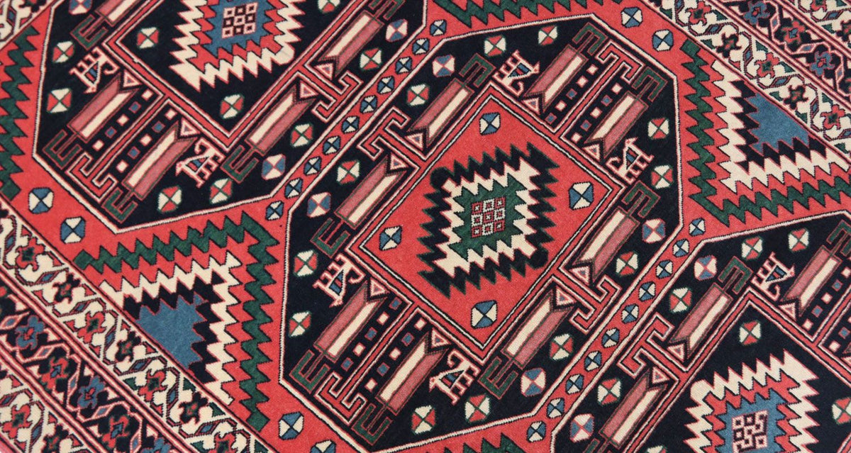 Afghan Rug - 190 x 140 cm - red
