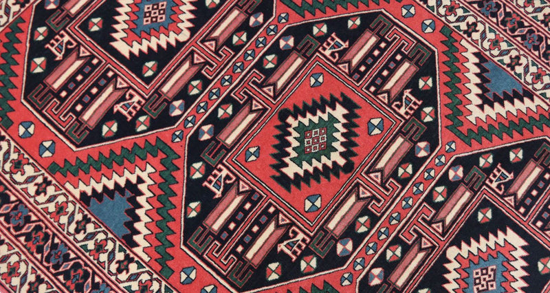 Afghan Rug - 190 x 140 cm - red