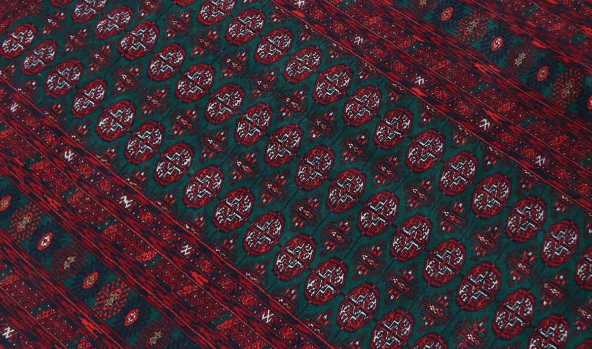 Afghan Rug - 189 x 124 cm - dark red
