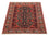 Afghan Rug square  - 153 x 134 cm - red